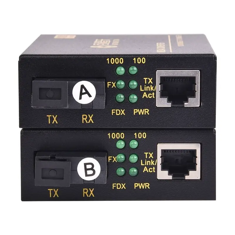 BTPON FC311A/B CONVERSOR FO ETHERNET 20 km 10/100/1000 Mbps (Pareja)