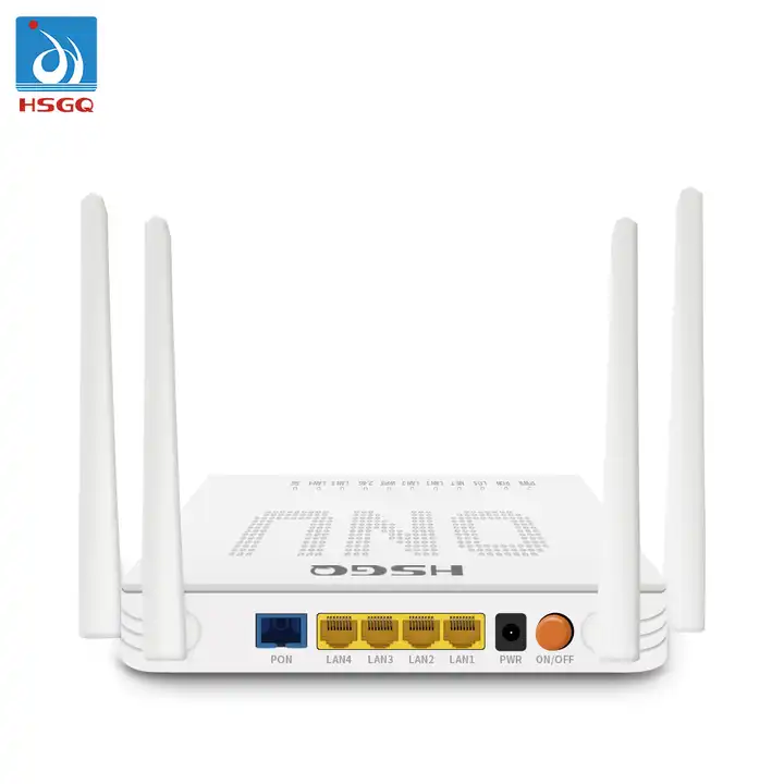 HSGQ XPON ONT HSGQ-X400DW 4PORT GE, 4*5dBi, Wifi, Dual Band