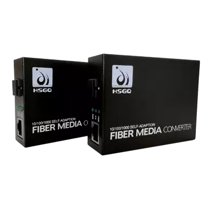 [PHSG10] HSGQ CONVERSOR FO ETHERNET 20 km 10/100/1000 Mbps, HSGQ-S211- S20A/B (Pareja)