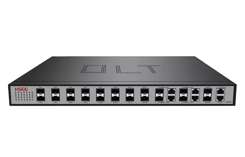 HSGQ OLT GPON G016, AC, 4GE, 2 SLOT SFP+ 10G, 16 port GPON C+++