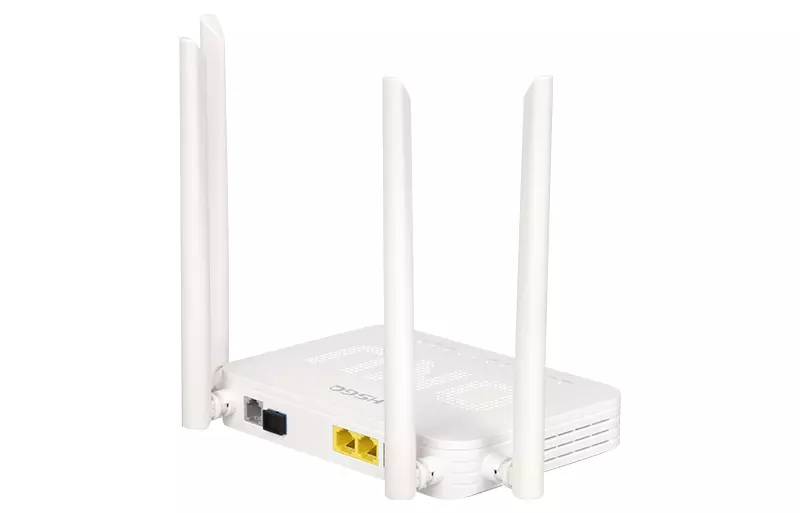 HSGQ XPON ONT HSGQ-X210DW 2PORT GE, 4*5dBi, 1 POTS, Wifi, Dual Band
