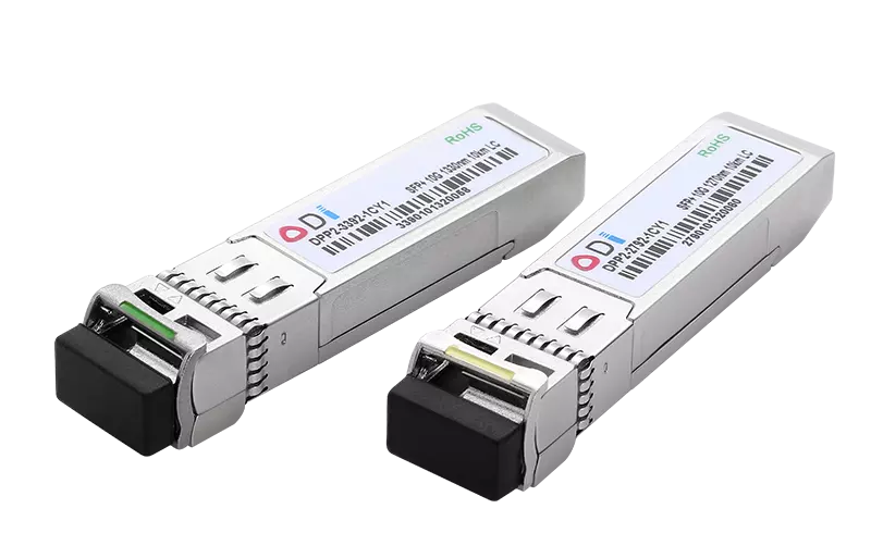 HSGQ SFP BiDi (DPP2-2792-6CY1 - DPP2-3392-6CY1) 10GB 60 km LC/UPC,  Simplex, (Pareja)