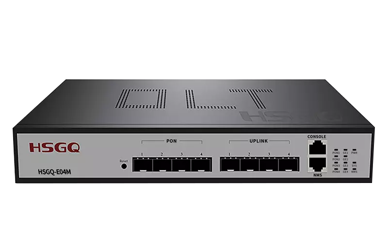 HSGQ OLT EPON E04M, AC, 4 SLOT SFP GIGA, 4 port EPON PX20+++