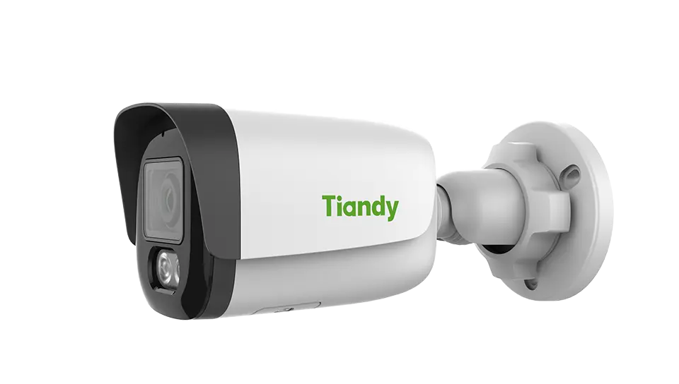 ​CÁMARA IP SEGURIDAD TIANDY EXTERIORES TIPO TUBO DE 4MP FULL COLOR CON DETECCION DE MOVIMIENTO TC-C34WS​