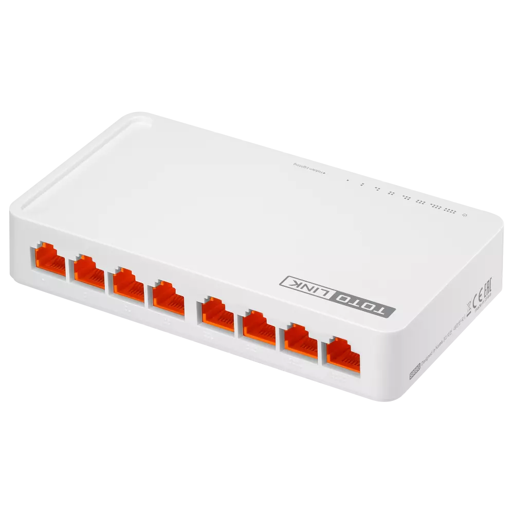 SWITCH TOTOLINK CON  8 PUERTOS GIGA 10/100/1000 Mbps S808G_V2