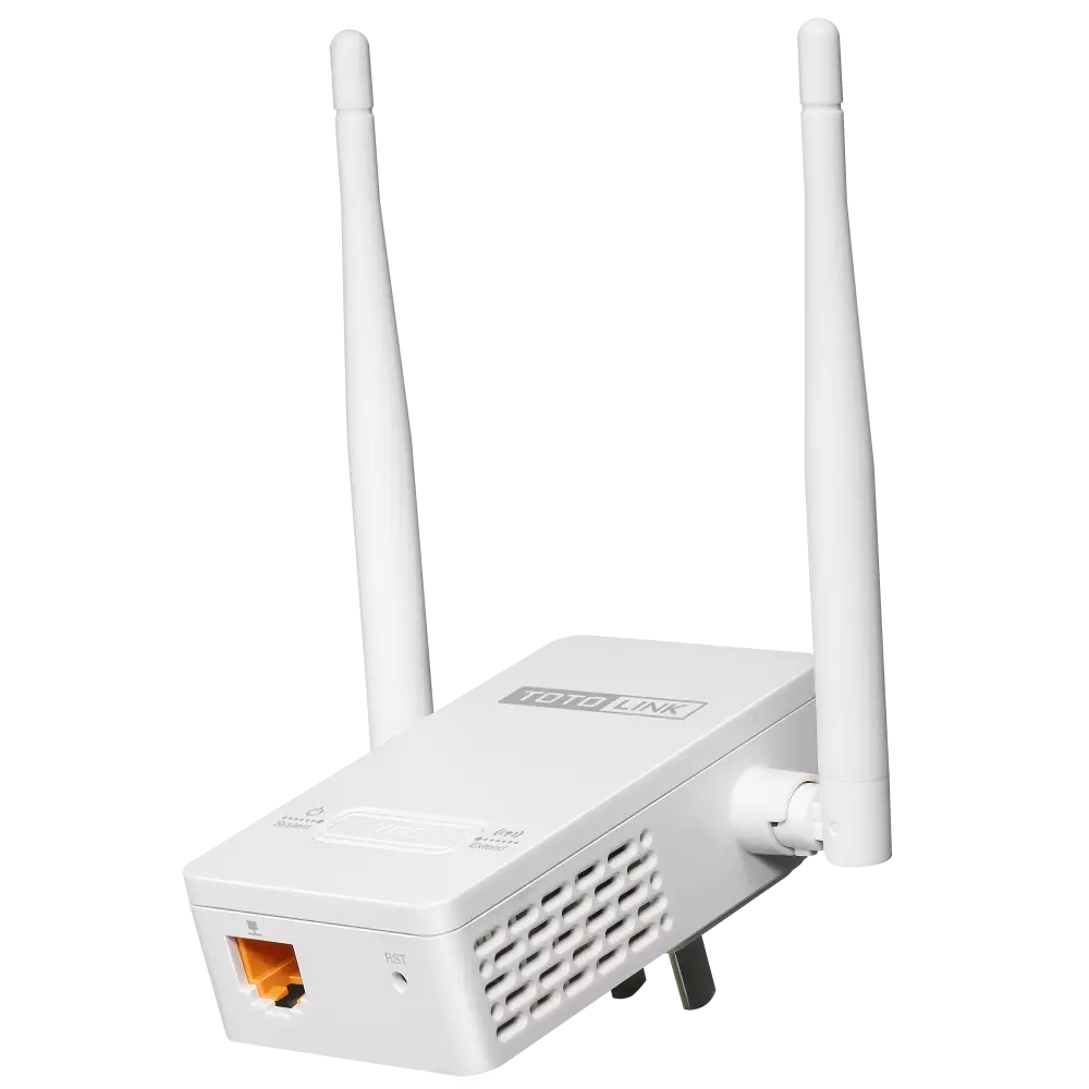 REPETIDOR TOTOLINK EXTENSOR 2.4 Ghz CON 2 ANTENAS DE 4 dBi - APP EX200_V2