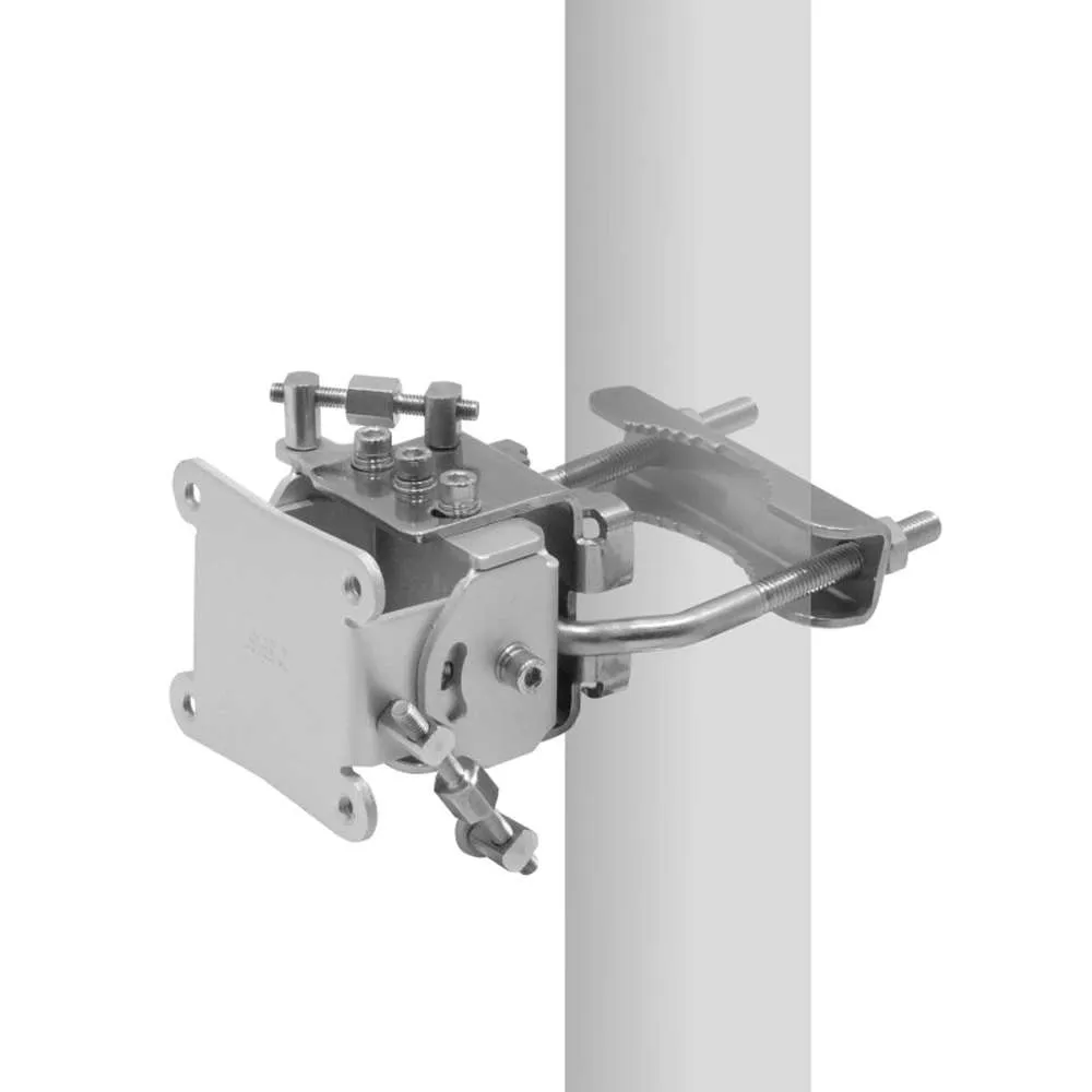 BASE METALICA MIKROTIK ACCESORIO LHGmount, ADAPTADOR BÁSICO PARA POSTE (POLO)  SERIE LHG - LHG XL