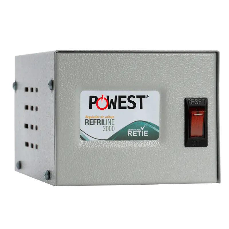 REGULADOR ELECTRONICO DE VOLTAJE POWEST REF. REFRILINE2000 [NRRL2000-7355]
