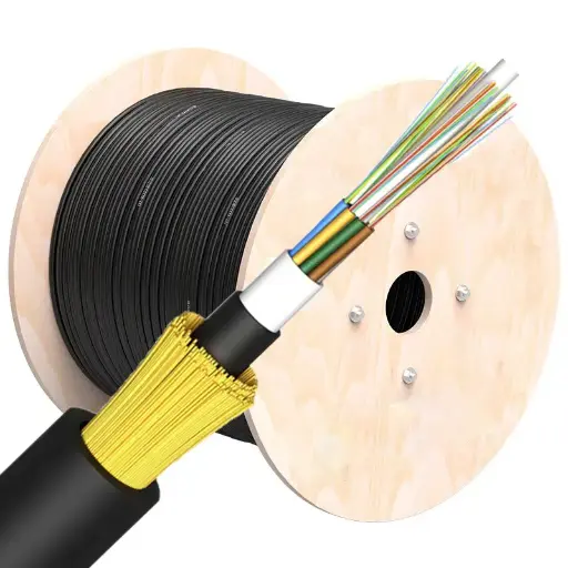 LINKPLUS FIBRA ADSS CANALIZADA 12 HILOS HDPE SPAN 120m GYXTW-12B1.8 (4Km- 1 ROLLO) 