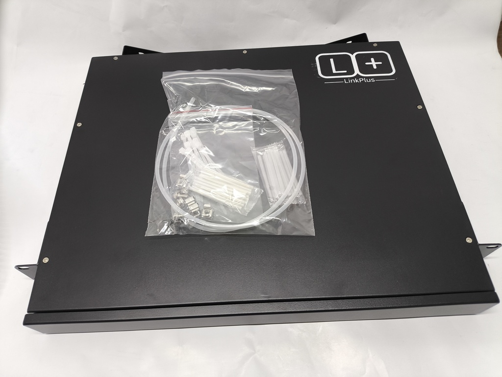 ODF METÁLICO 24 PUERTOS  COLOR NEGRO  NO INCLUYE ADAPTADORES, PIGTAIL LINK PLUS