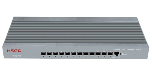 HSGQ SWITCH 7912 INDUSTRIAL ADMINISTRABLE L3 12SFP+ 1 RJ45