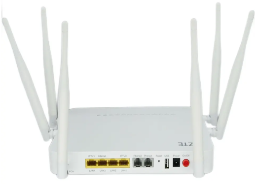 ZTE ONT ONU GPON F680 V1.1 4 GE 1 POTS 1 USB DUAL BAND