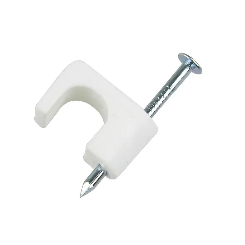 GRAPA PLÁSTICA PLANA PARA CABLE DE 4MM LINKPLUS