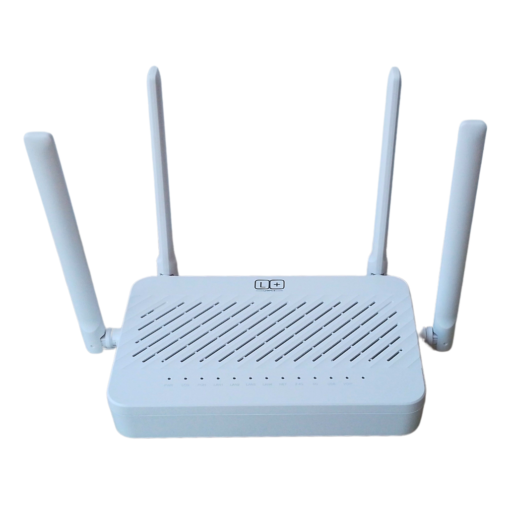 ONT LINKPLUS XPON AC1200 DOBLE BANDA SOPORTA MESH, 4 GE 5dBi X122