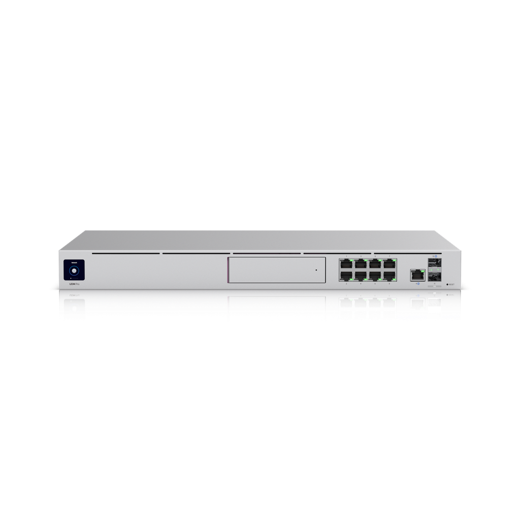 Ubiquiti UniFi UDM-Pro: Dream Machine Pro con 3.5 Gbps Firewall, Puertos 10 GbE SFP+,  Bahía HDD, Full Stack