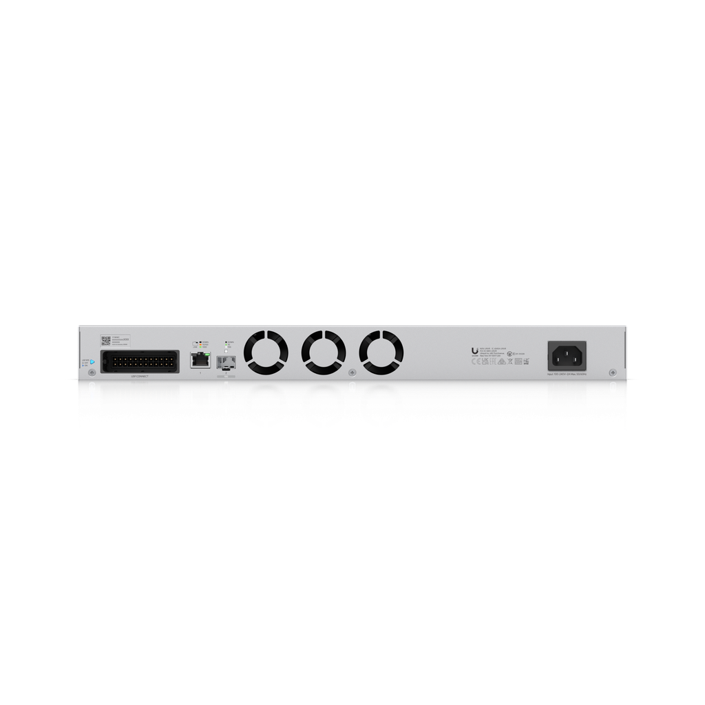 Ubiquiti UniFi UNVR: Network Video Recorder con 4 Bahías HDD, Puerto 10 GbE SFP+, 60 Cámaras Full HD