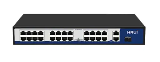 [PHRU6] HRUI SWITCH HR901-AF-2421GS-300 24 PUERTOS POE FAST - 2 PUERTOS GB UPLINK - 1 SFP UPLINK