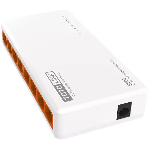 [PTOT14] SWITCH TOTOLINK DE ESCRITORIO CON 8 PUERTOS LAN - 10/100 Mbps S808_V5