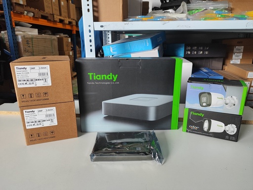 [KPCAM4] Kit 2D2T-4  2 CÁMARA TIPO TUBO TC-C321N + 2 CÁMARAS TIPO DOMO TC-C320N + NVR TC 4 CANALES R3104 + DISCO DURO 2TB