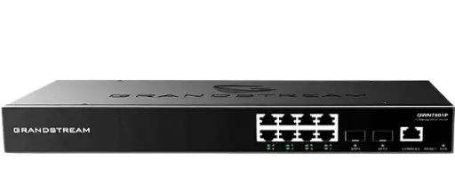 [PGST13] GRANDSTREAM  SWITCH L2+ GWN7801P  8 PUERTOS GIGABIT ETHERNET  2 PUERTOS SFP GIGABIT 150W  POE 802.3AF/AT  ADMINISTRABLE