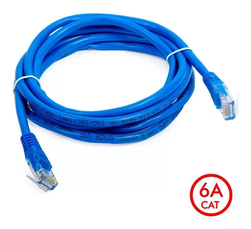 [PPWS177] PATCH CORD UTP CAT 6A 10ft AZUL POWEST [NPC6A10AU-4610]