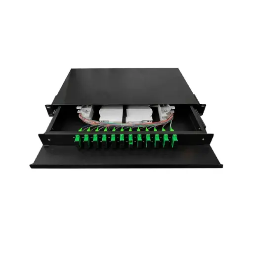 [PLNK82] ODF METÁLICO 12 PUERTOS COMPLETO APC INCLUYE 12 ADAPTADORES SC APC + 12 PIGTAIL APC LINK PLUS 