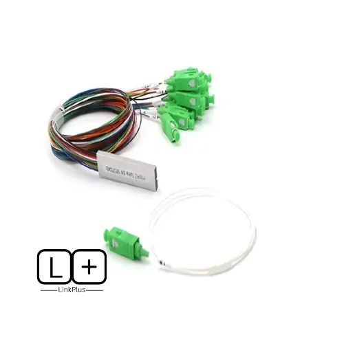 [PLNK1] PLC SPLITTER CONECTORIZADO 1X4 SC/APC   MINI TYPE 0.9 mm 1m LINK PLUS