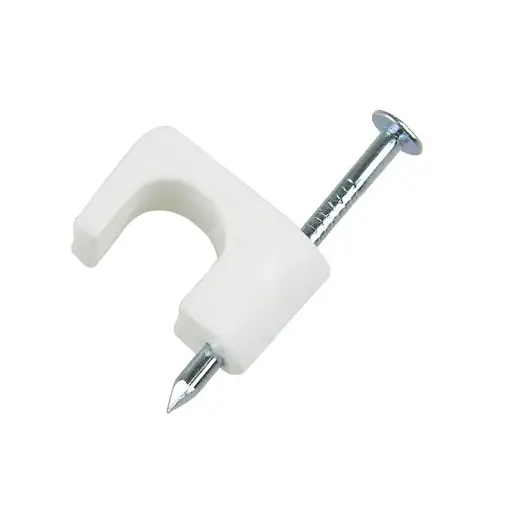 [PLNK102] GRAPA PLÁSTICA PLANA PARA CABLE DE 4MM LINKPLUS