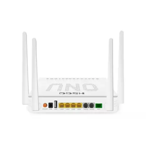 [PHSG62] HSGQ XPON ONT HSGQ-X421AX 4 PUERTOS GE, 4*5dBi, Wifi, WiFi AX3000 (Muestra)